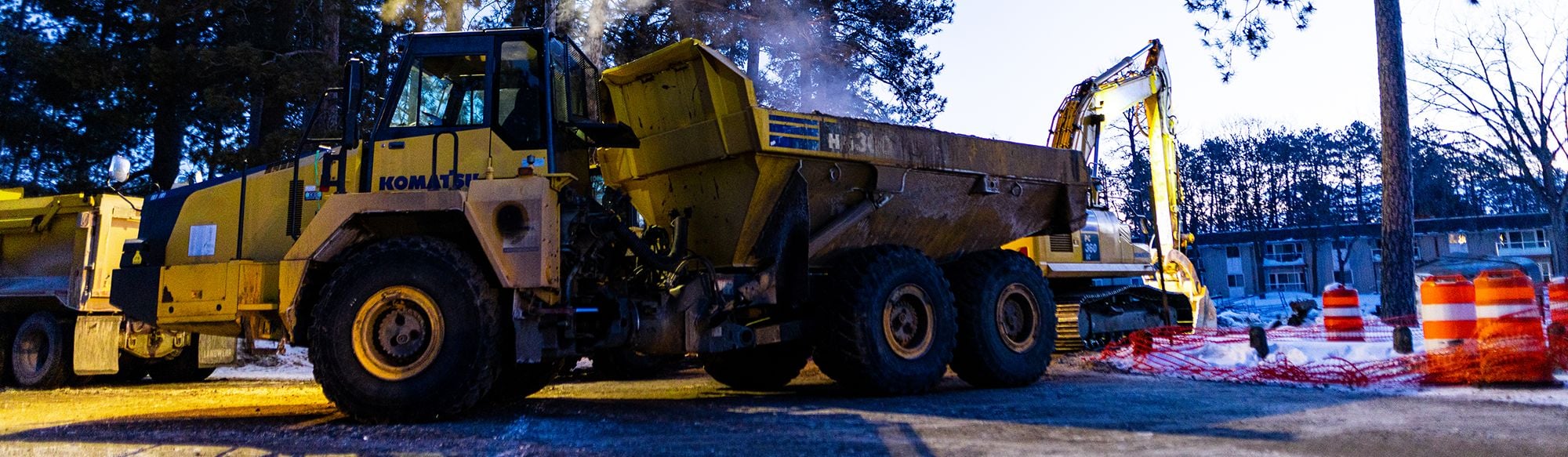 construction equipment on a jobsite
