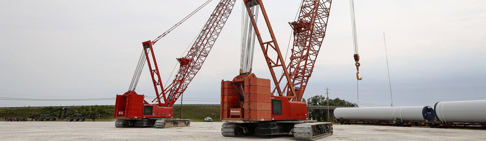 dump truck loading material